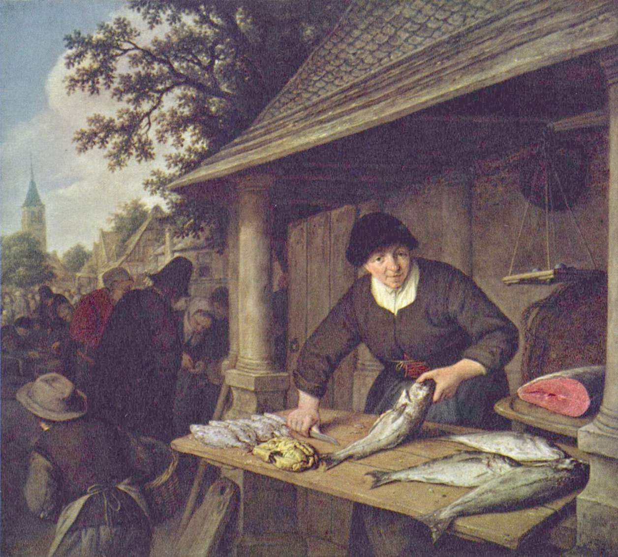 The Fishwife - Adriaen van Ostade