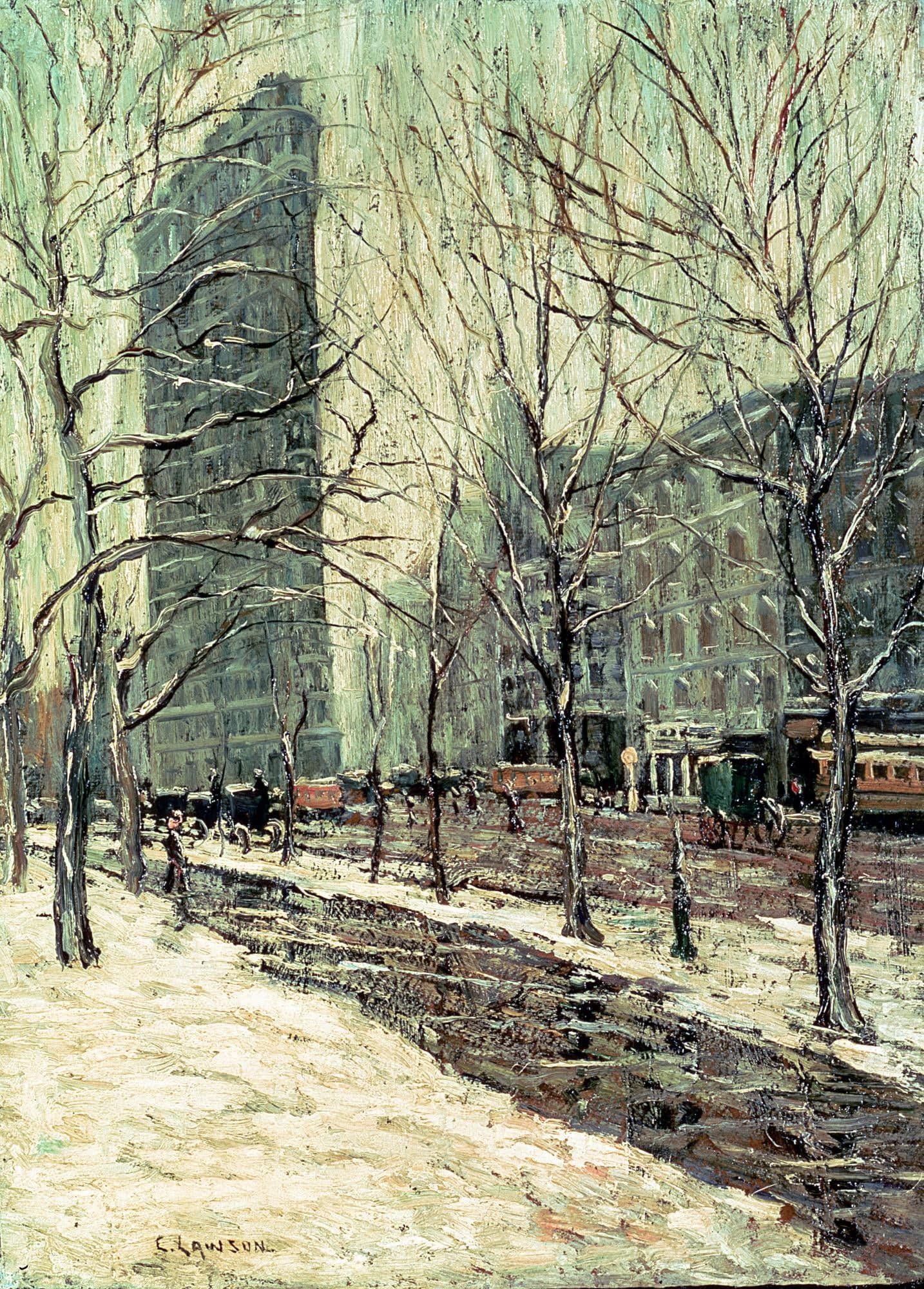 The Flatiron Building, New York - Ernest Lawson