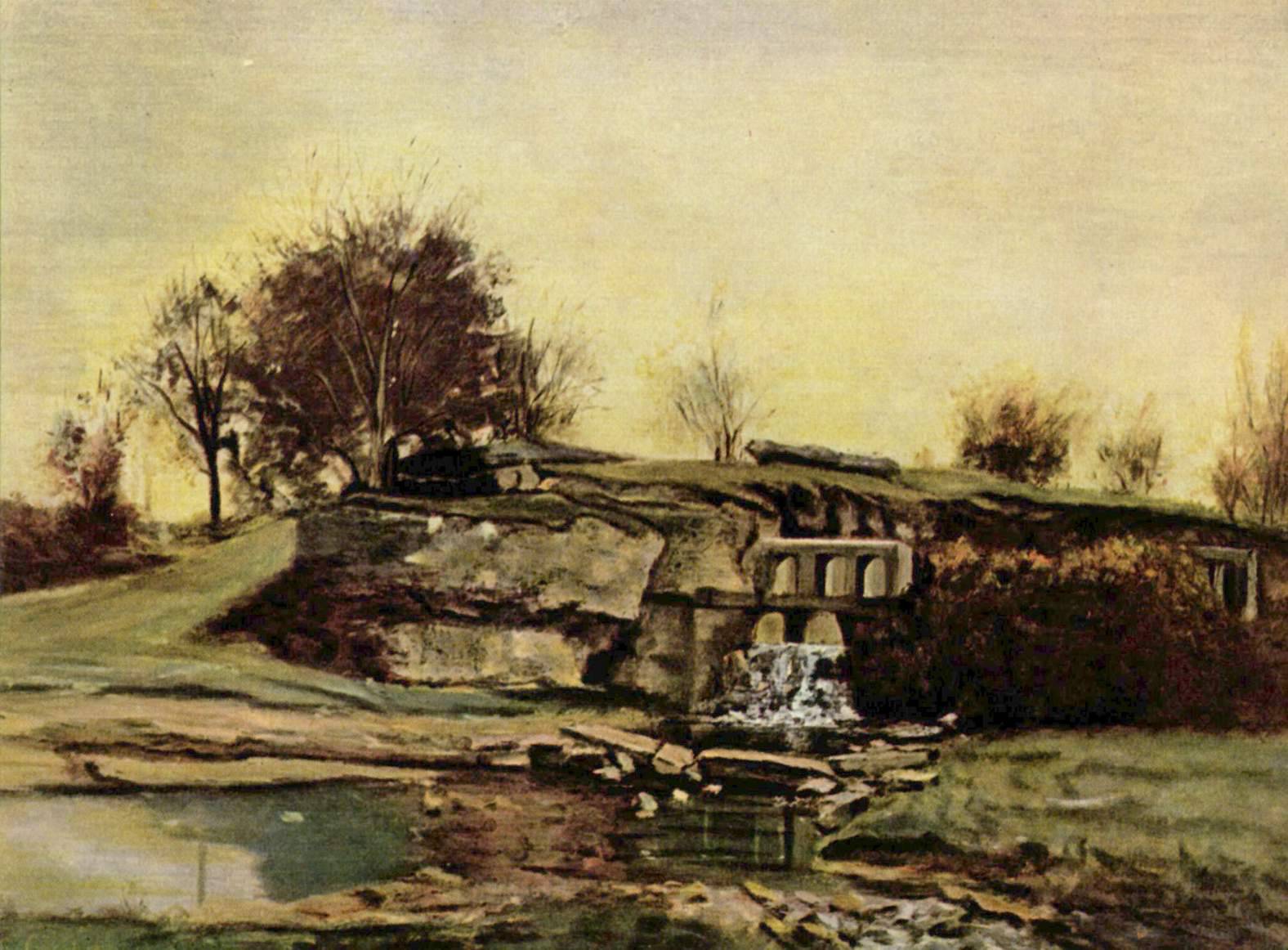 The Flood Gate at Optevoz - Gustave Courbet