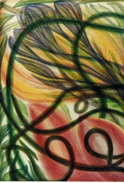 The Flower and Fruit of Henry Lenny by Georgiana Houghton — hand-painted abstract oil painting reproduction on canvas