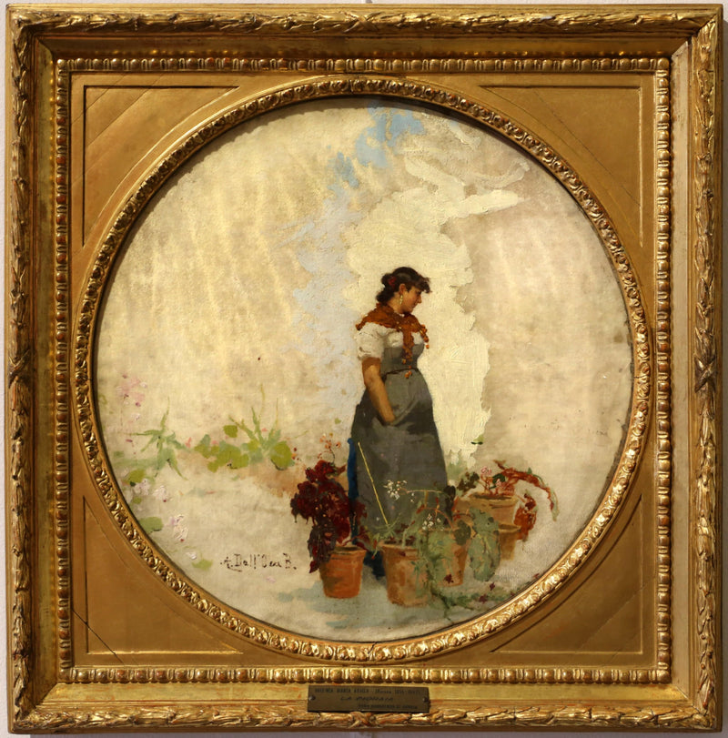 The flower girl on gallery wrap