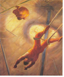The Flying Codonas by John Steuart Curry — art oil painting wall art, Regionalism