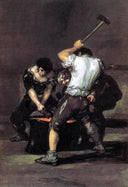 The Forge by Francisco Goya — hand-painted portrait oil painting reproduction on canvas