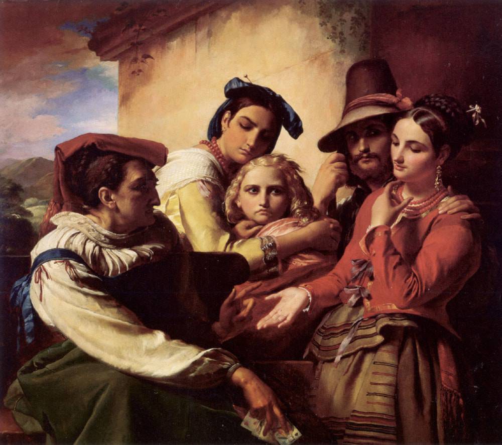 The fortune teller - François-Joseph Navez