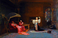 The Fortune Teller by Jehan Georges Vibert — hand-painted cultural oil painting reproduction on canvas