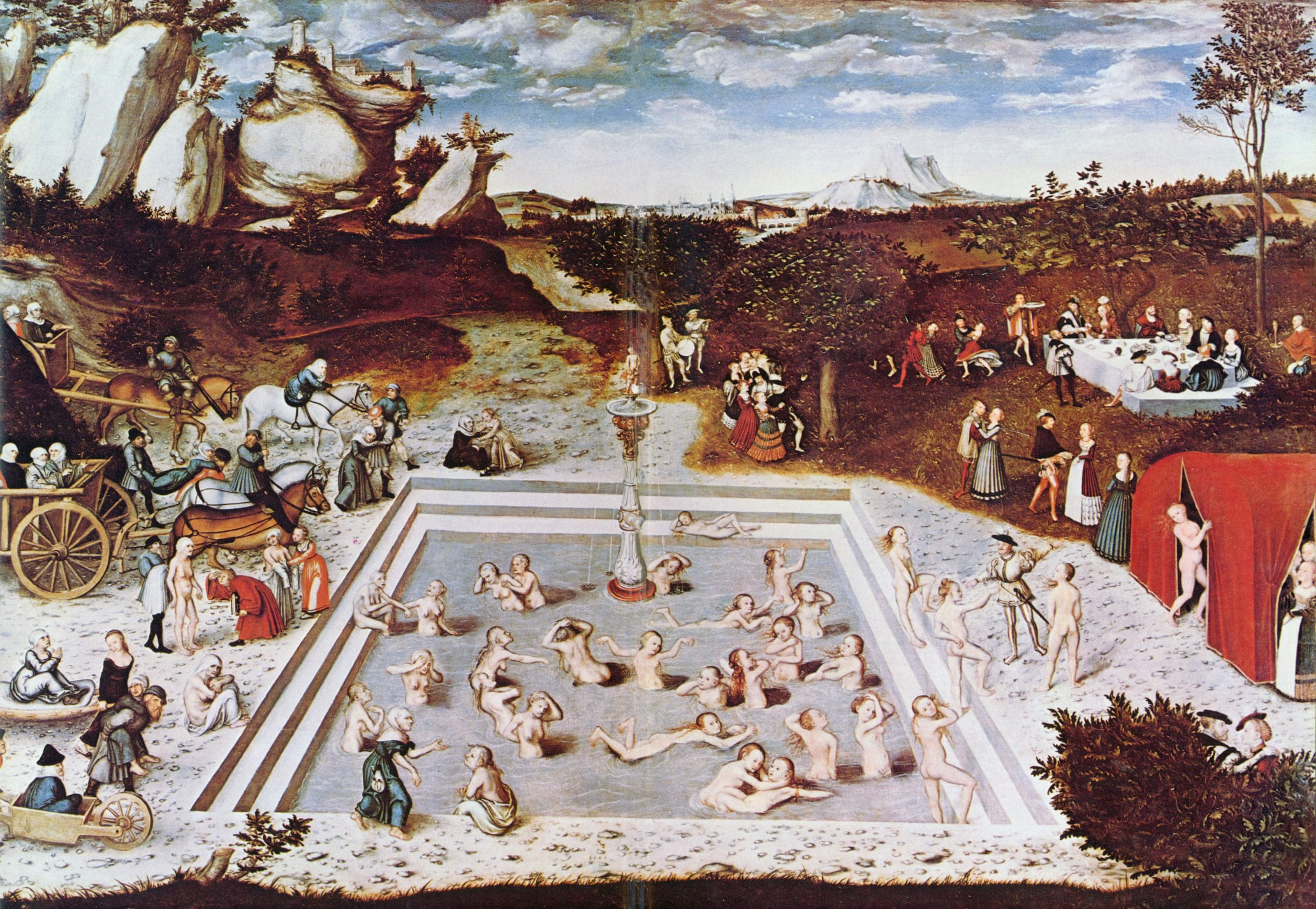 The Fountain Of Youth - Lucas Cranach the Elder