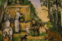 The Fountain by Paul Cezanne — hand-painted botanical oil painting reproduction on canvas