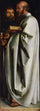 The Four Apostles, right panel - St. Mark and St. Paul in entryway