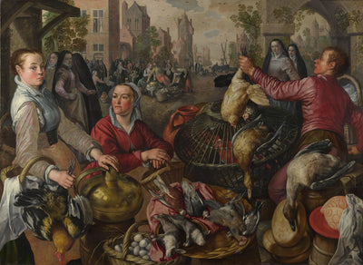 The Four Elements: Air by Joachim Beuckelaer — oil painting reproduction