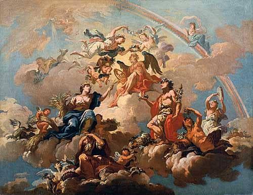 The Four Seasons Paying Homage to Chronos