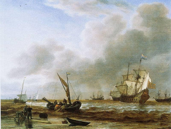 The Frigate 'Amsterdam' at Den Helder