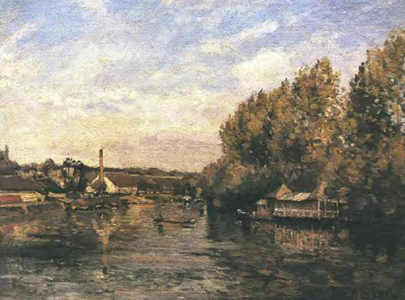 The froggybog at Bougival - Camille Pissarro