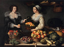 The Fruit and Vegetable Costermonger by Louise Moillon — hand-painted photography oil painting reproduction on canvas