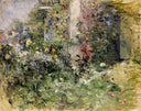The Garden at Bougival by Berthe Morisot — hand-painted botanical oil painting reproduction on canvas