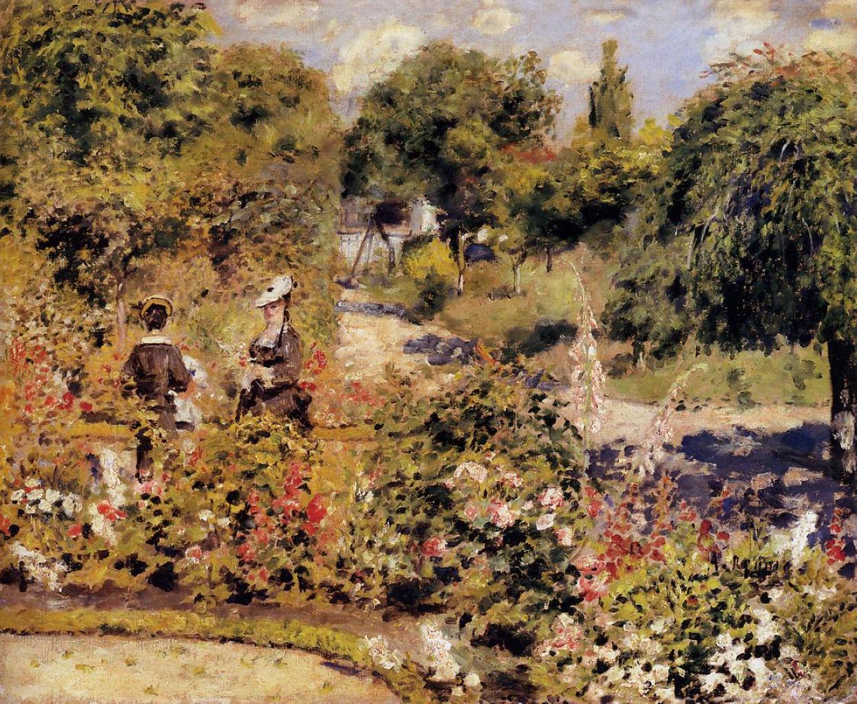 The Garden at Fontenay - Pierre-Auguste Renoir