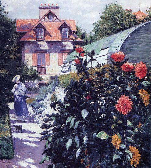 The Garden at Petit Gennevilliers on gallery wrap