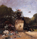 The Garden by Eugene Boudin — urban oil painting wall art, Impressionism