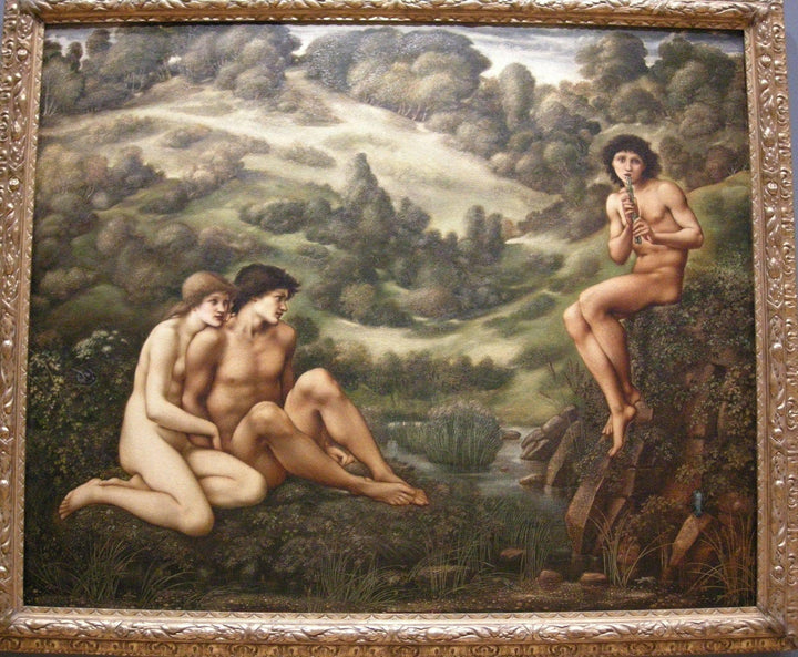 The Garden Of Pan by Edward Burne-Jones — hand-painted abstract oil painting reproduction on canvas
