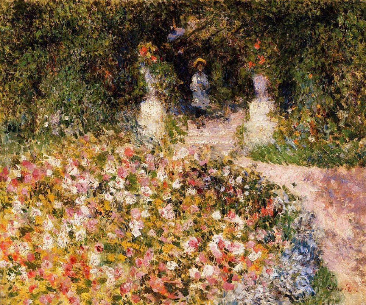 The Garden - Pierre-Auguste Renoir