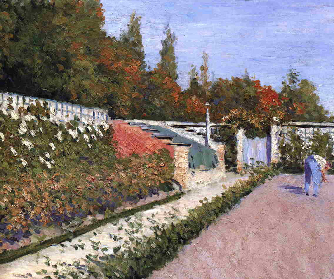 The Gardener by Gustave Caillebotte — hand-painted botanical oil painting reproduction on canvas