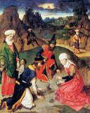 The Gathering of the Manna by Dirk Bouts — hand-painted cultural oil painting reproduction on canvas