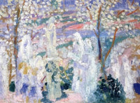 The Gathering by Maurice Denis — hand-painted botanical oil painting reproduction on canvas