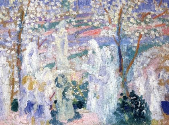The Gathering by Maurice Denis — hand-painted botanical oil painting reproduction on canvas
