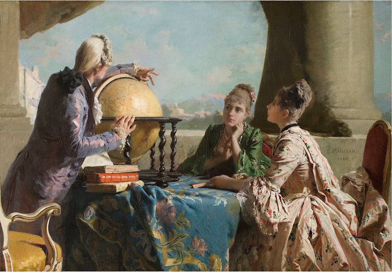 The geography lesson - Eleuterio Pagliano