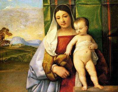 The Gipsy Madonna in kitchen