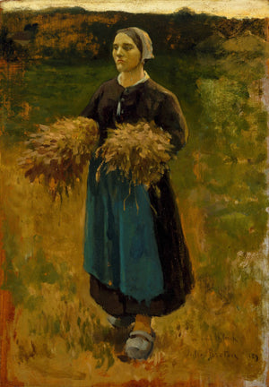 The Gleaner - Jules Breton