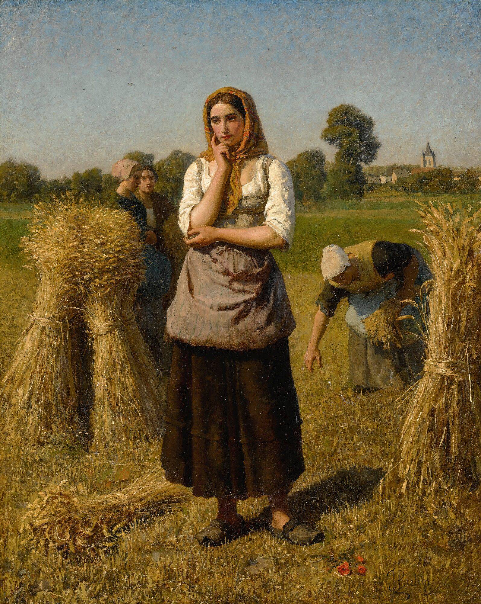 The Gleaner - Jules Breton