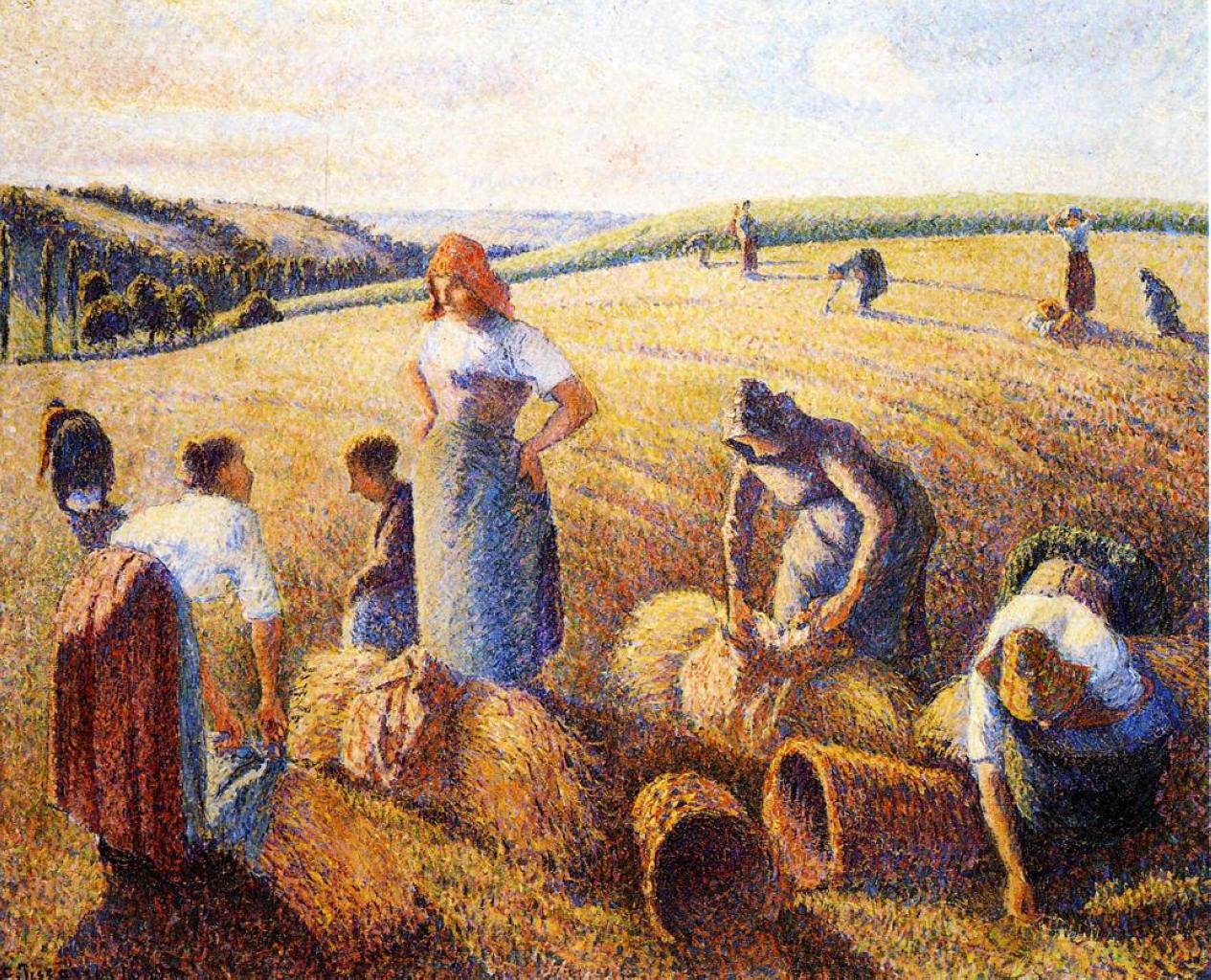 The Gleaners - Camille Pissarro