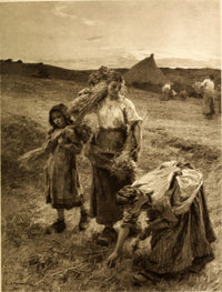 The gleaners in the evening