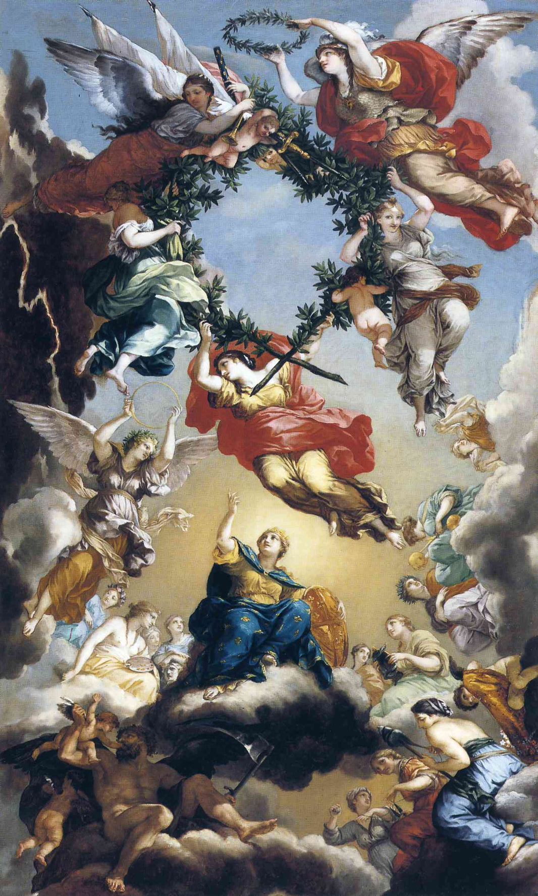 The Glorification of the government of Burgundy by Pierre-Paul Prud'hon — hand-painted cultural oil painting reproduction on canvas