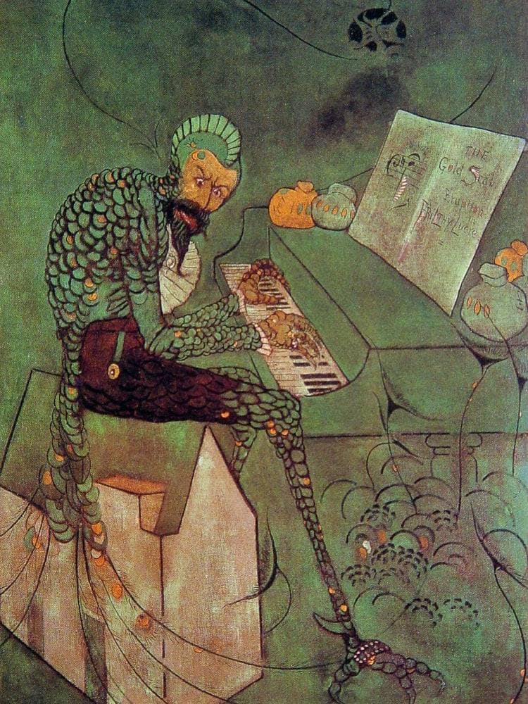 The Gold Scab by James McNeill Whistler — hand-painted fantasy oil painting reproduction on canvas