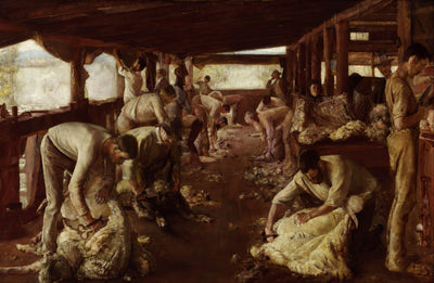 The Golden Fleece by Tom Roberts — oil painting reproduction