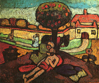The Good Samaritan by Paula Modersohn-Becker — hand-painted abstract oil painting reproduction on canvas