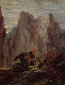 The Good Samaritan by Gustave Moreau — religion oil painting wall art, Symbolism