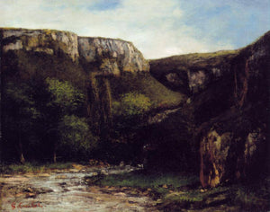 The Gorge - Gustave Courbet