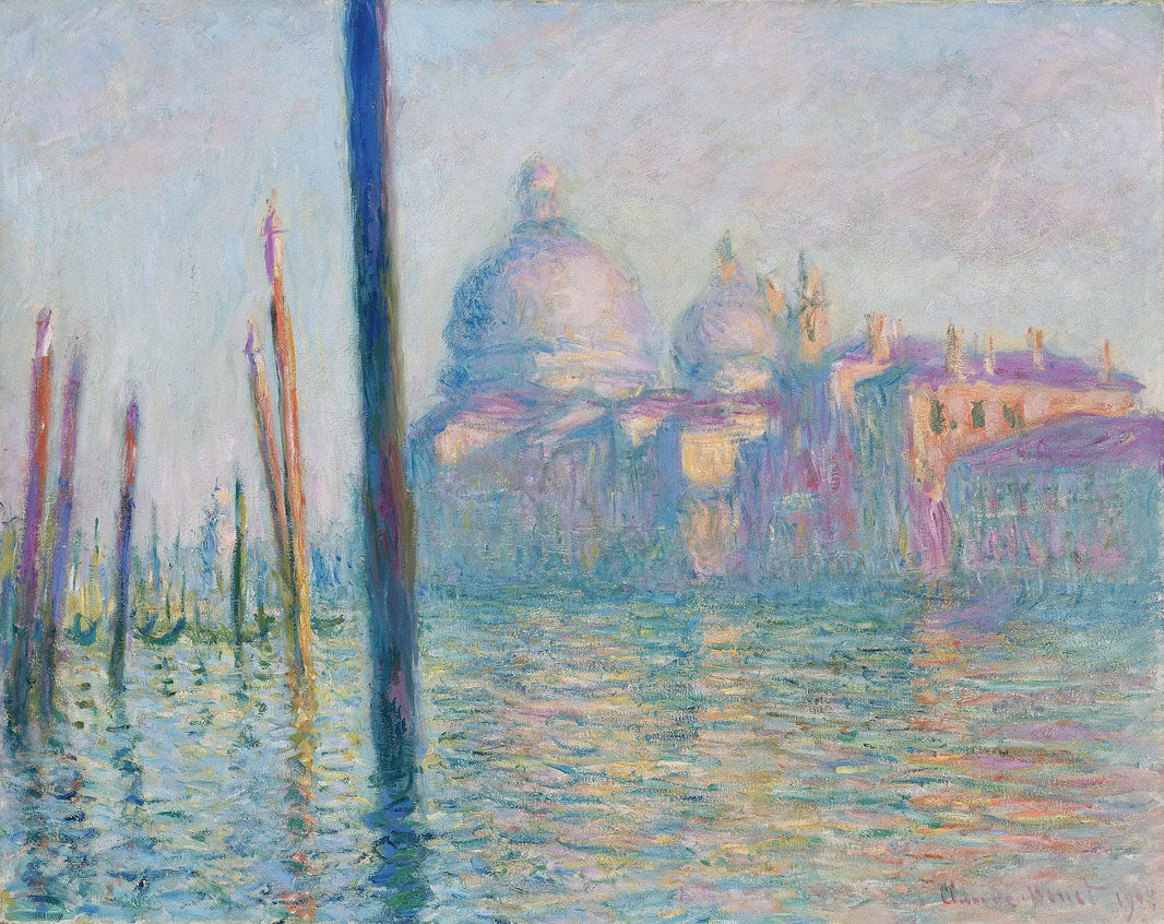 The Grand Canal 03 by Claude Monet — hand-painted landscape oil painting reproduction on canvas