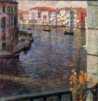 The Grand Canal in Venice by Umberto Boccioni — hand-painted botanical oil painting reproduction on canvas