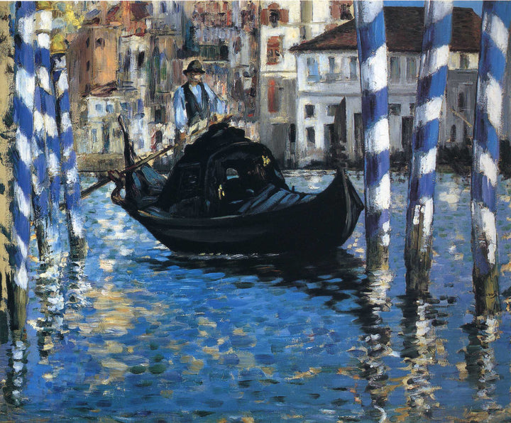 The Grand Canal of Venice (Blue Venice) by Edouard Manet — hand-painted impressionism oil painting reproduction on canvas