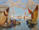 The Grand Canal, Venice by Konstantin Gorbatov — hand-painted landscape oil painting reproduction on canvas