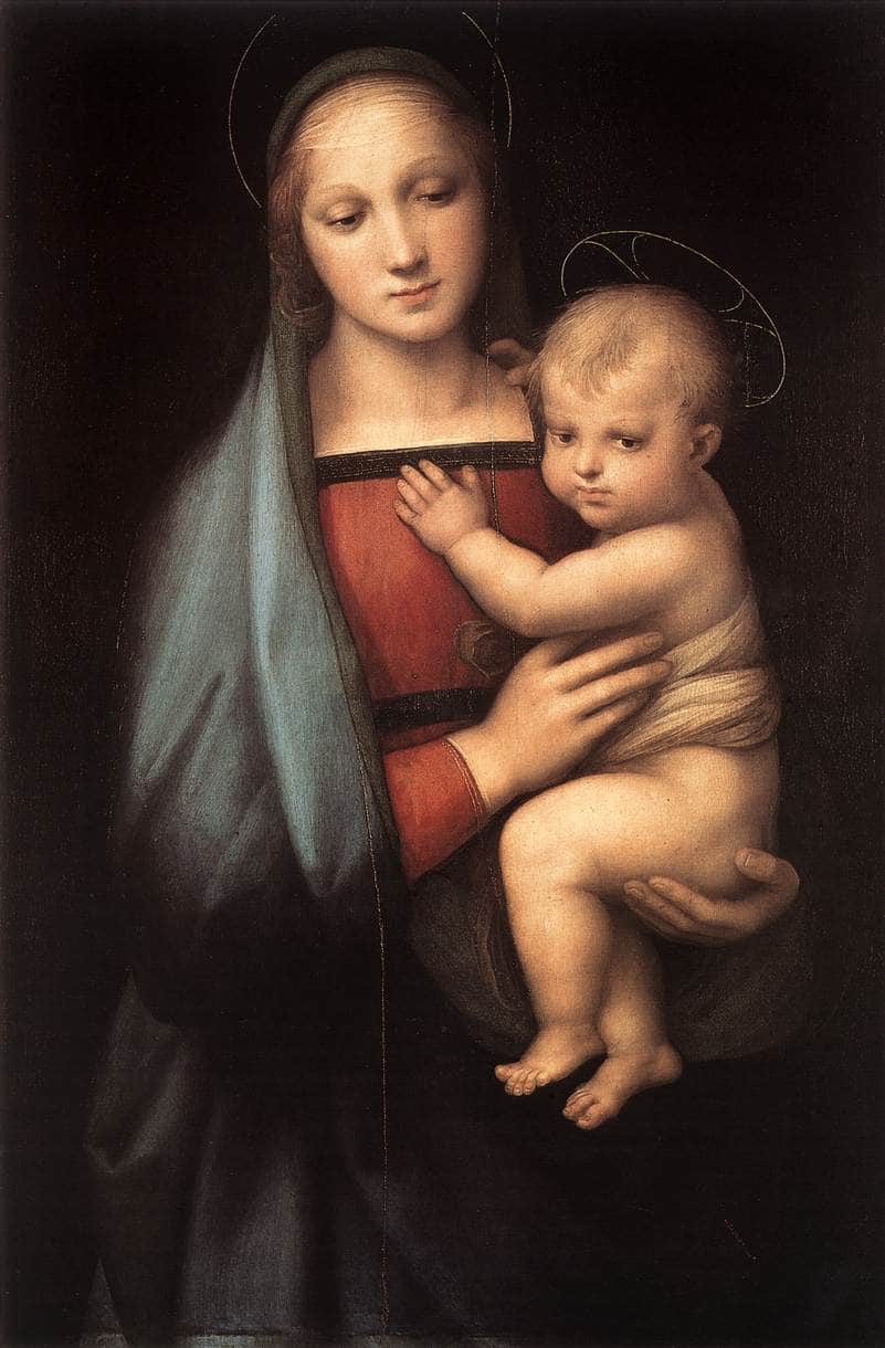 The Grand Duke's Madonna by Raphael — hand-painted cultural oil painting reproduction on canvas