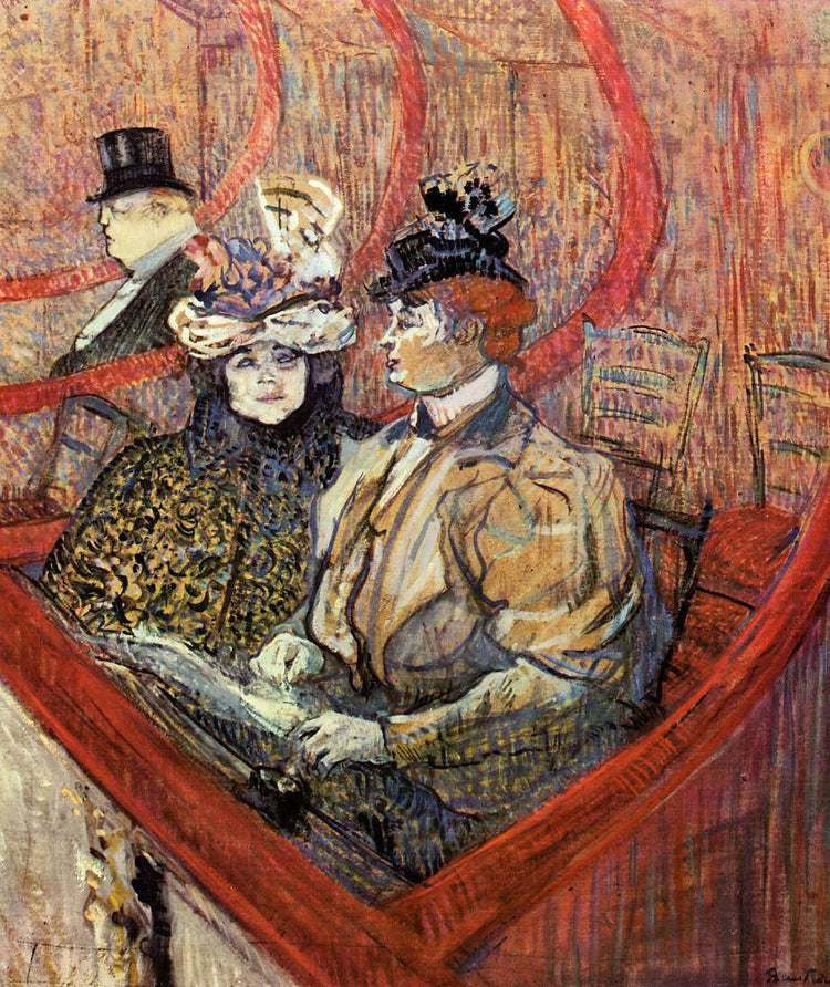 The Grand Tier - Henri de Toulouse-Lautrec