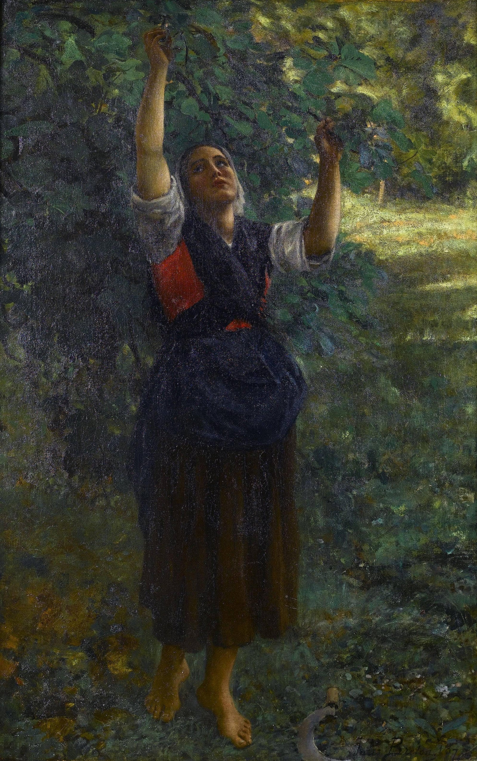 The Grape Harvest at the Chateau-Lagrange
