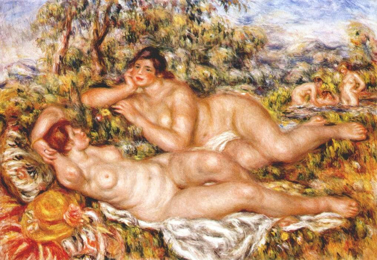 The Great Bathers (The Nymphs) - Pierre-Auguste Renoir