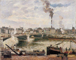 The Great Bridge, Rouen - Camille Pissarro