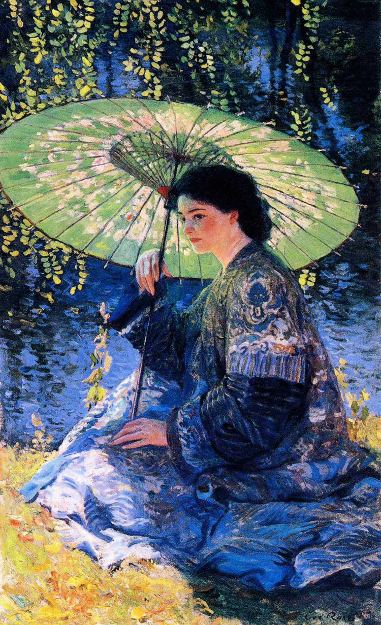 The Green Parasol - Guy Rose