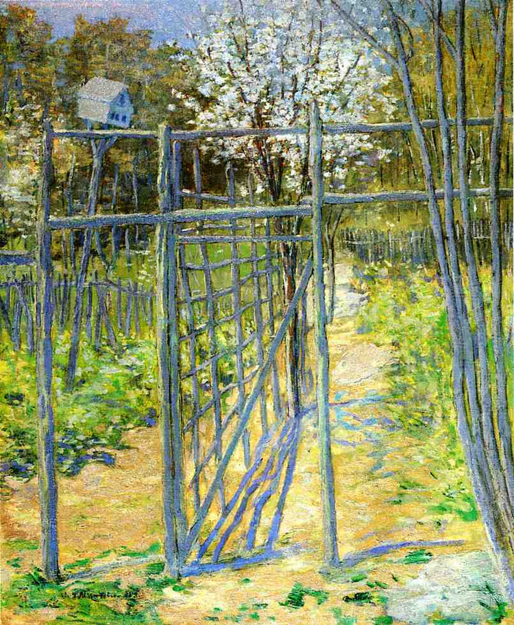 The Grey Trellis - Julian Alden Weir